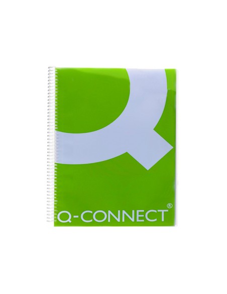 Espiral plastico q-connect transparente 32 5:1 14mm 1,8mm caja de 100 unidades