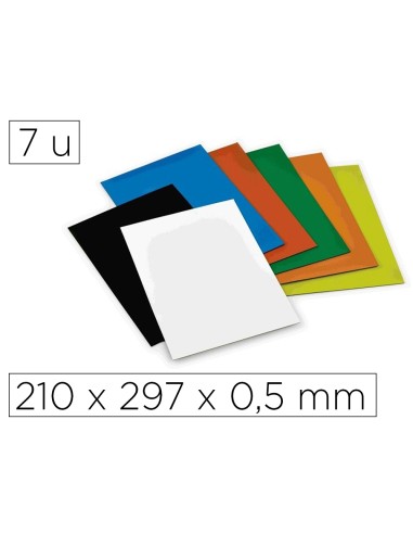 Iman faibo recortable 210x297x0,5 mm pack de 7...