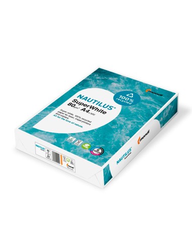 Papel fotocopiadora nautilus superwhite 100%...