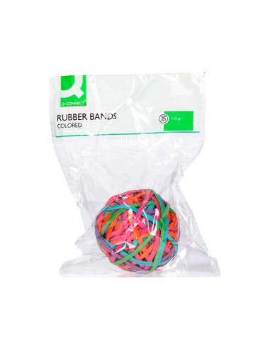 Gomillas elasticas colores q-connect bola de...