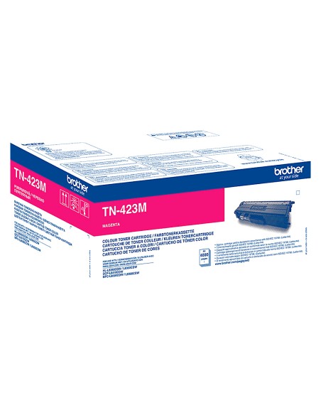 Toner brother tn-423 para dcp-l8410 cdn/8410 cdw/ hl-l8260 cdw/mfc-l8360 cdw /8690 cdw/8900 cdw magenta