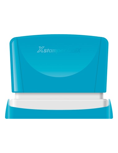 Sello x'stamper quix personalizable color azul...