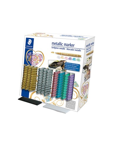 Rotulador staedtler metalico 8323 expositor...