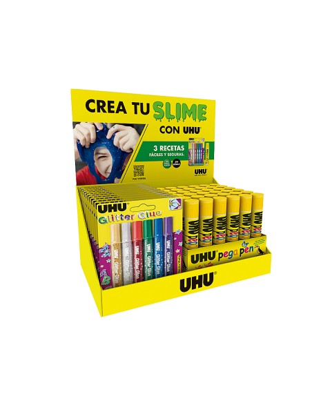Expositor sobremesa uhu crea tu slime 175x325x200 mm