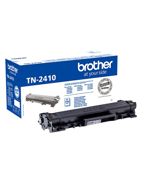 Toner brother tn-2410 para dcp-l2510 / 2530 / 2550 / hl-l2375 negro 1200 pag