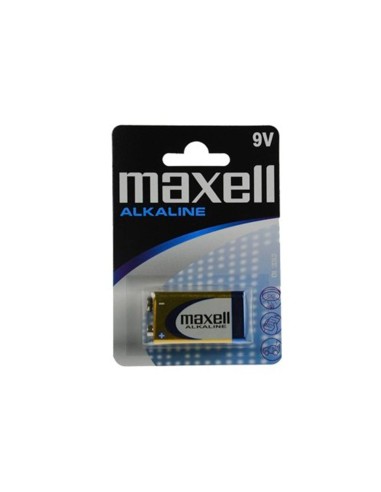 Pila maxell alcalina 9v lr09 blister de 1 unidad