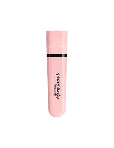 Rotulador bic flat fluorescente rosa pastel...