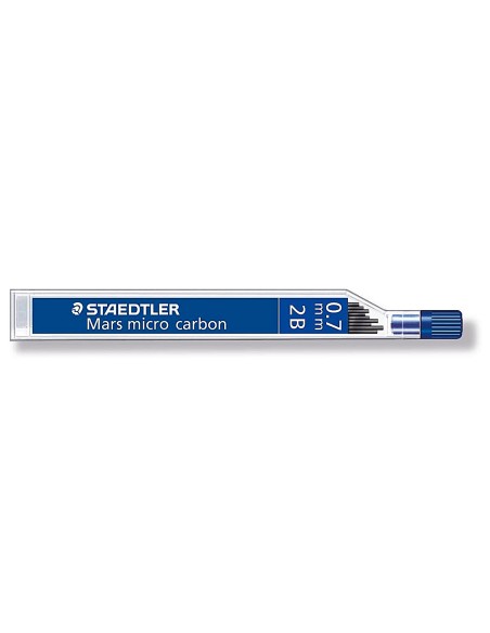 Minas staedtler mars micro grafito 0,7 mm 2b tubo con 12 unidades