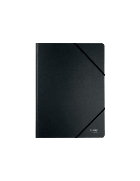 Carpeta leitz recycle gomas din a4 carton reciclabe 100% negro