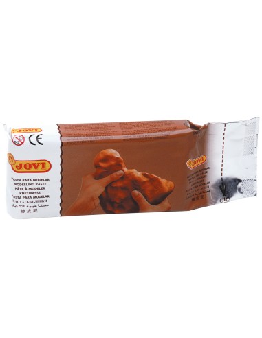 Pasta para modelar jovi 500 g terracota