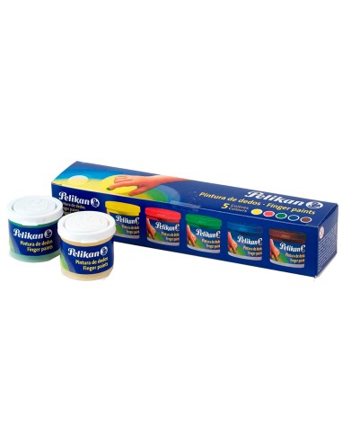 Pintura a dedos pelikan 40 ml cd/40s caja de 5...