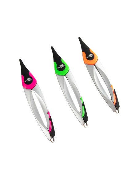 Compas liderpapel adaptador universal minas afilaminas y goma colores surtidos
