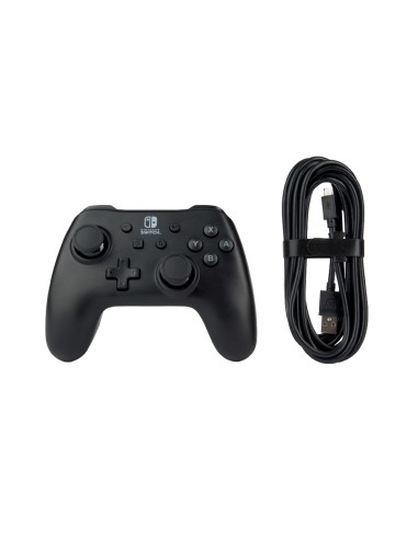Mando power a con cable para nintendo switch negro