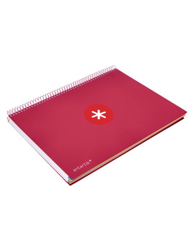 Cuaderno espiral a4 micro antartik tapa forrada...