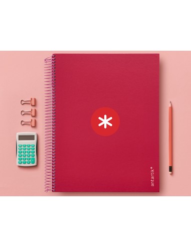 Cuaderno espiral a4 micro antartik tapa forrada...