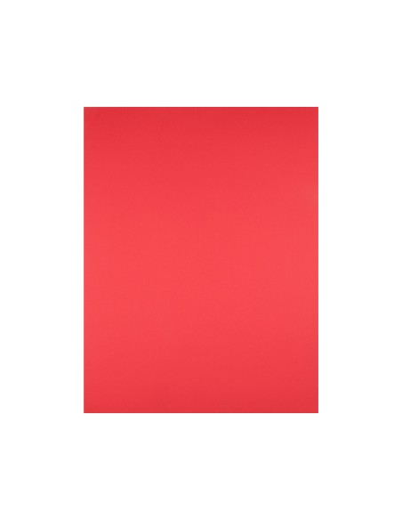 Cartulina liderpapel 50x65 cm 180g/m2 rojo paquete de 25 hojas