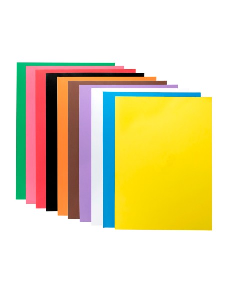 Goma eva liderpapel 50x70cm 60g/m2 espesor 1,5mm colores surtidos