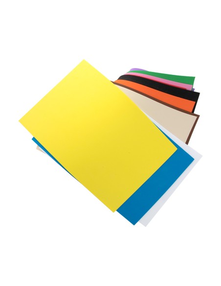 Goma eva liderpapel 50x70cm 60g/m2 espesor 1,5mm colores surtidos