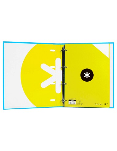 Carpeta con recambio antartik a4 cuadro 5mm...