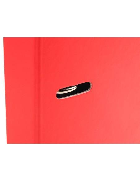 Carpeta con recambio liderpapel a4 cuadro 5 mm 120 hojas 80 g forrada 4 anillas 40 mm redondas colores surtido