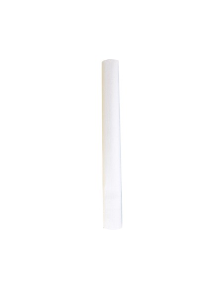 Papel crespon liderpapel rollo de 50 cm x 2,5 m 85g/m2 blanco