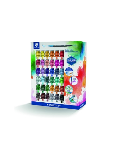 Rotulador staedtler doble punta pincel...