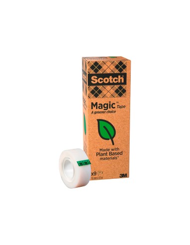 Cinta adhesiva scotch magic invisible eco 33 m...