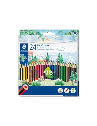 Lapices de colores staedtler upcycled wood...