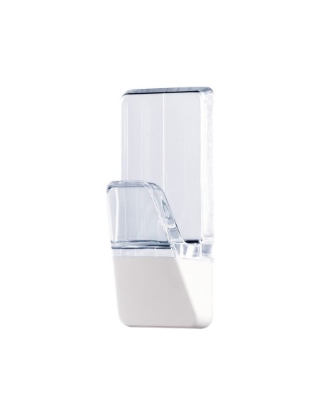 Gancho autoadhesivo tesa powerstrips grande transparente/acero + tiras sujecion hasta 1 kg