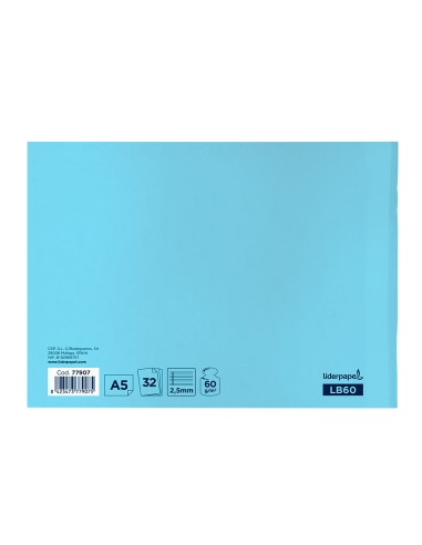 Libreta liderpapel smart a5 apaisada 32h 60gr...