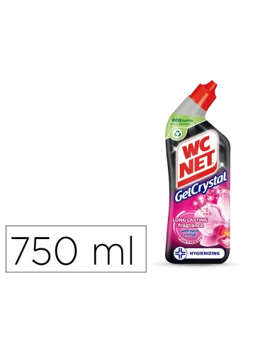 Limpiador de inodoros wc net gel crystal aroma...