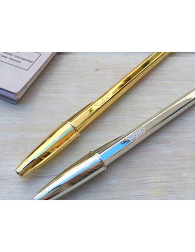 Boligrafo bic cristal celebration oro tinta...