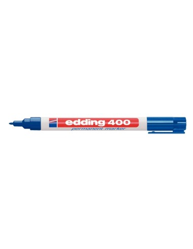 Rotulador edding marcador permanente 400 azul...