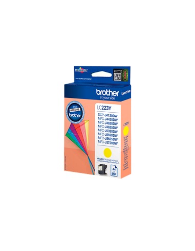 Ink-jet brother lc-223cbp amarillo dcp4120dw...