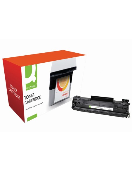 Toner q-connect compatible hp ce278a laserjet /p1566 /p1606dn/m 1536dnf/mpf -2100 pag- negro