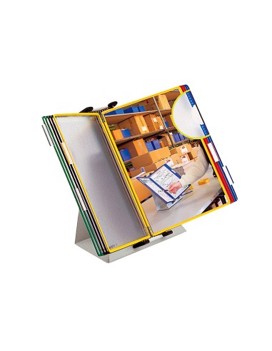 Portacatalogo sobremesa pvc djois con 10 fundas...
