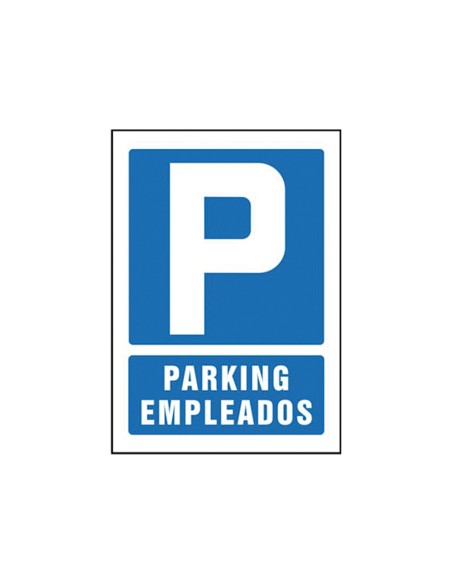 Pictograma syssa señal de parking empleados en pvc 210x297 mm