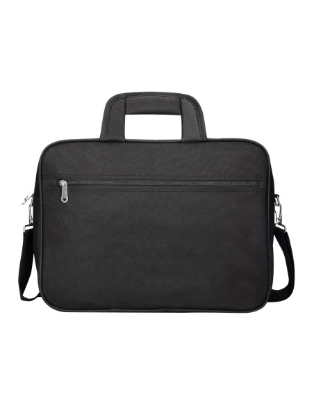 Maletin para portatil q-connect 15,4\" negro 1 asa 2 bolsillos exteriores medidas 390x290x90 mm