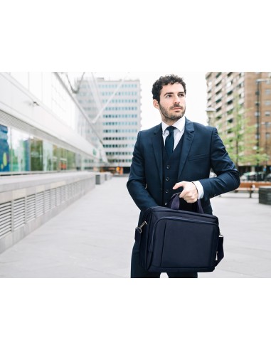 Maletin para portatil q-connect 15,5\" azul 1...