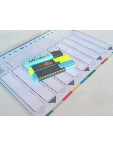 Separador esselte plastico juego de 10...