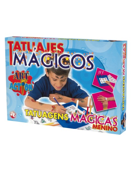 Juego de mesa falomir tatuajes magicos infantil