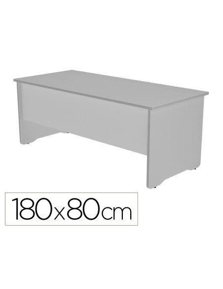 Mesa de oficina rocada work 2003ab02 gris/gris 180x80 cm