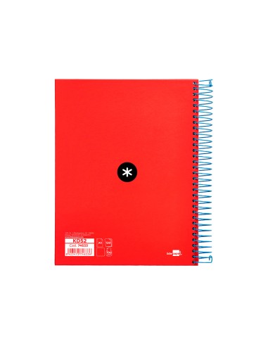 Cuaderno espiral a5 micro antartik tapa forrada...