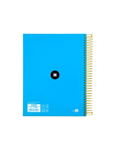 Cuaderno espiral a5 micro antartik tapa...