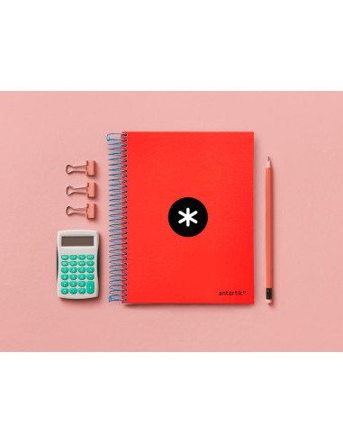 Cuaderno espiral a5 micro antartik tapa forrada...