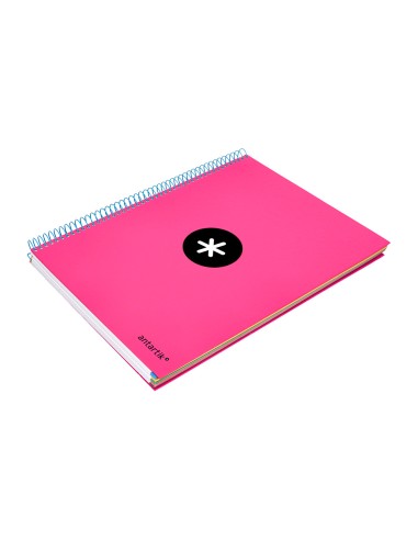Cuaderno espiral a4 micro antartik tapa forrada...