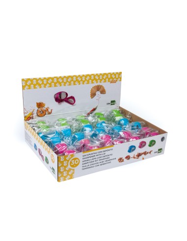 Sacapuntas liderpapel star plastico 1 uso con...