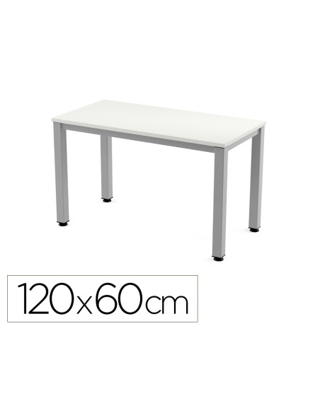 Mesa de oficina rocada executive 2000ad04 gris/blanco 120x60 cm