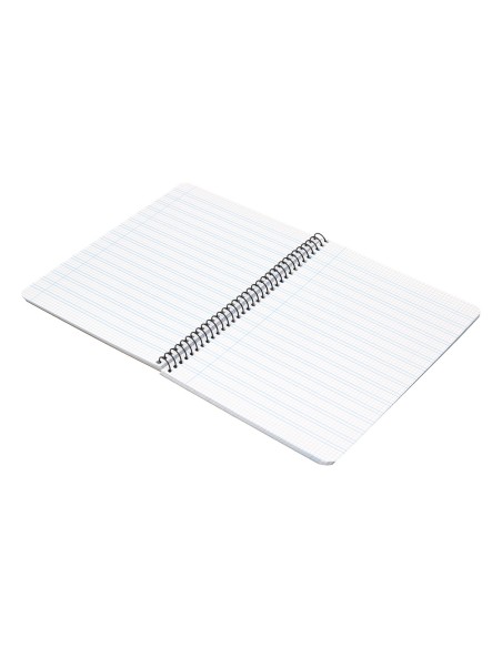 Cuaderno espiral liderpapel cuarto pautaguia tapa dura 80h 75gr cuadro pautado 3mm con margen