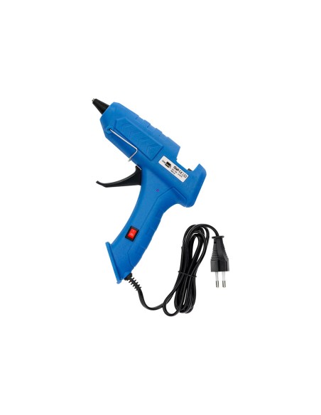 Pistola de silicona caliente liderpapel de 100 w con gatillo dispensador y 2 barras de repuesto de 11 mm